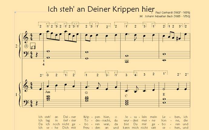 Notenbeispiel