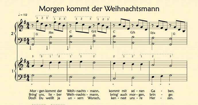 Notenbeispiel