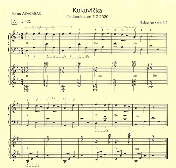Notenbeispiel